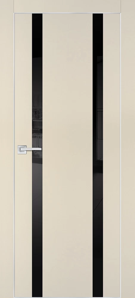 Фото Межкомнатная дверь PX-9  AL кромка с 4-х ст. Бежевый матовый