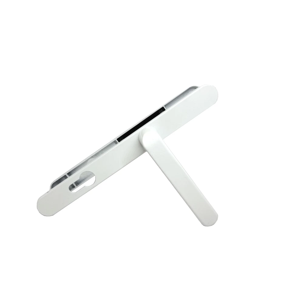 Фото Ручка дверная на планке РФ1-85.25 (85 мм) белый