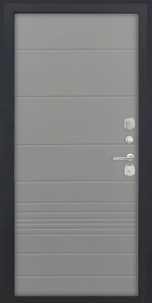 Входная дверь ДвериПРО Модель Л-48 ФЛ-700 (10мм, Ясень грей) DPRO225963 внутренняя сторона