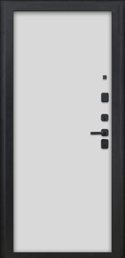 Входная дверь ДвериПРО Модель Л-49 Гладкая Белый матовый DPRO222388 внутренняя сторона