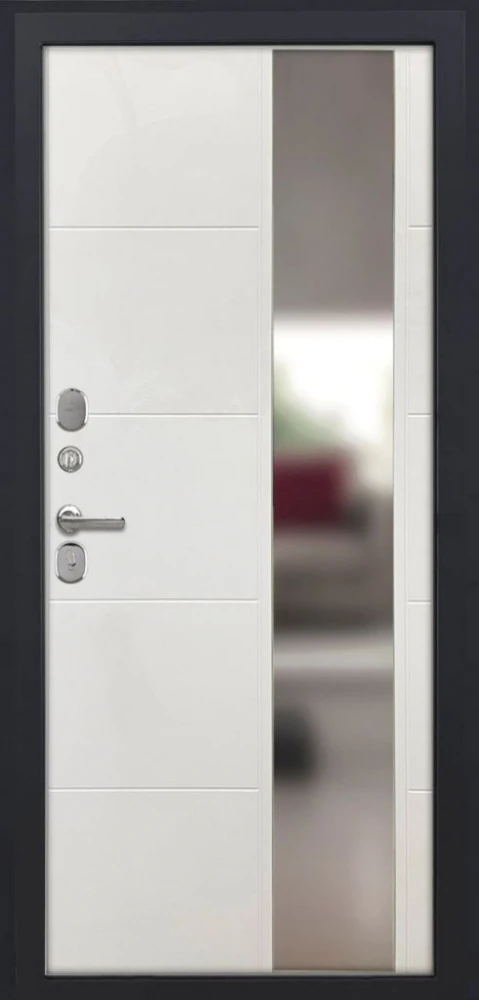 Входная дверь ДвериПРО Квадро ФЛЗ-649 Капучино (зеркало) DPRO222337 внутренняя сторона