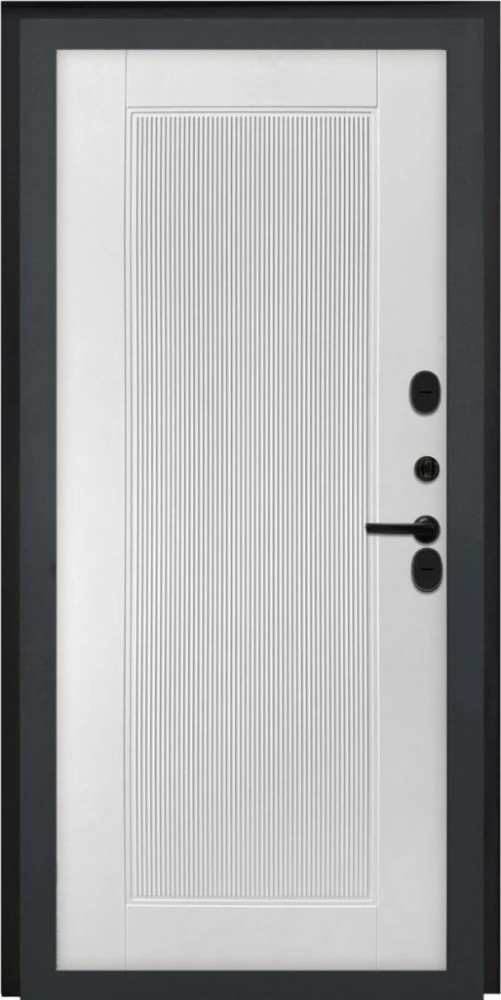 Входная дверь ДвериПРО Квадро ПВХ 10мм Астрод веллуто бьянко DPRO226490 внутренняя сторона