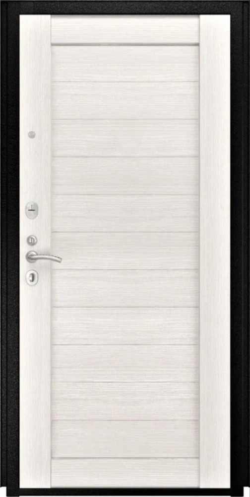 Входная дверь ДвериПРО Элфи СБ-3 Листв. бел. (21 Беленый дуб) DPRO222371 внутренняя сторона