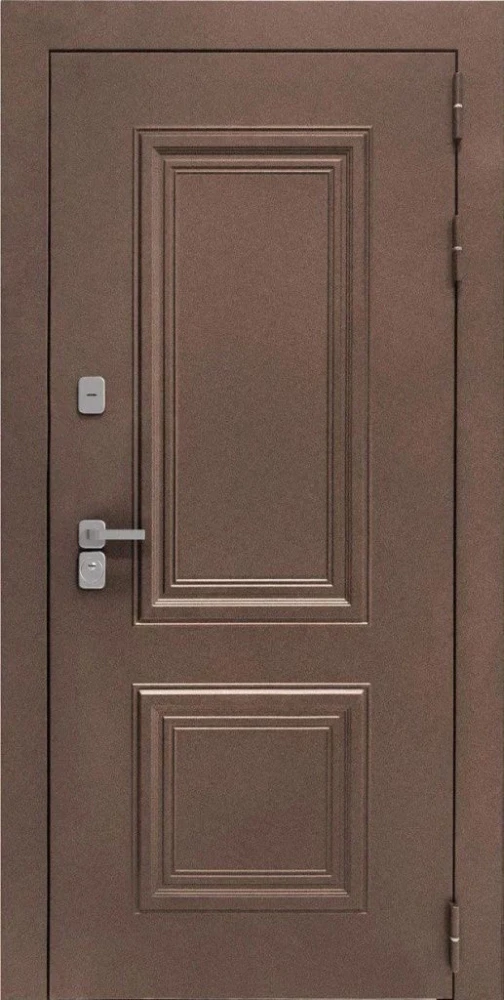 Входная дверь ДвериПРО Д-68 Алиса (16мм, ПВХ Софт грей, зеркало) DPRO222027 внешняя сторона