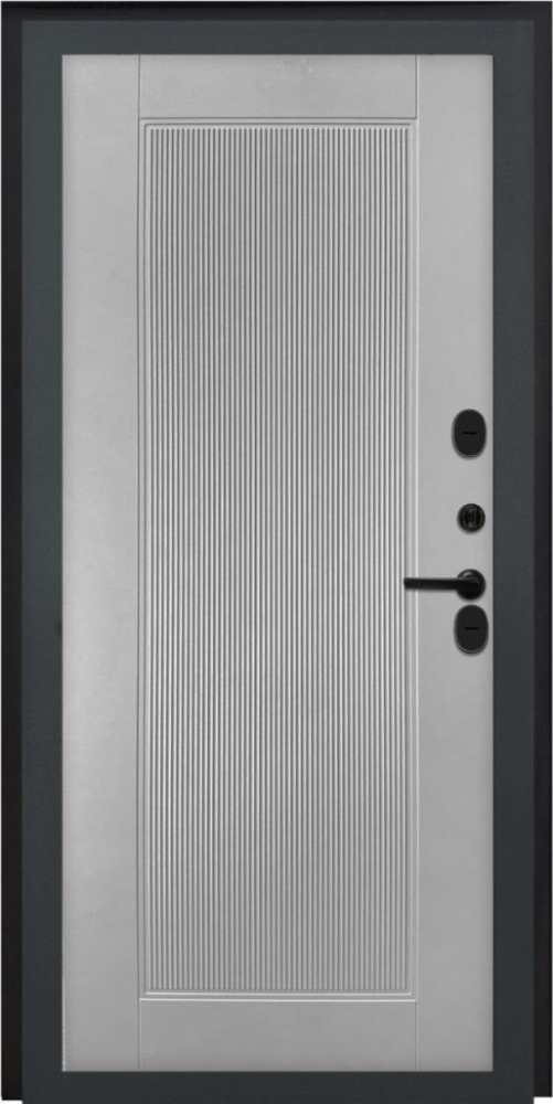 Входная дверь ДвериПРО Аура ПВХ 10мм Астрод Velutto Grigio DPRO195700 внутренняя сторона