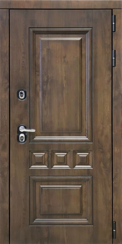 Входная дверь ДвериПРО Аура A-1 (16мм, белая эмаль) DPRO195892 внешняя сторона